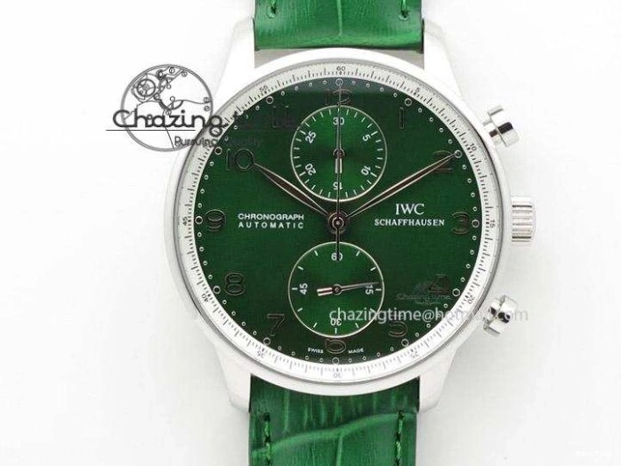 MIROTIME 0209 Portuguese Tourbillon IW504602 RG ZF Best Edition White Dial on Brown Leather Strap Stretchable 7178